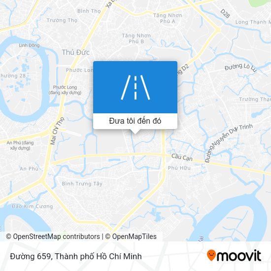 Bản đồ Đường 659