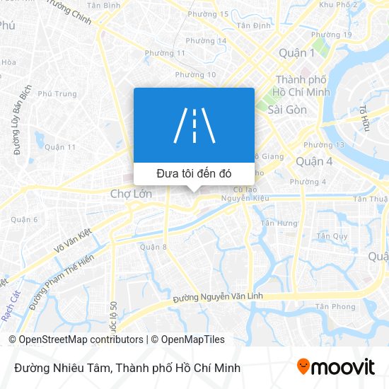 Bản đồ Đường Nhiêu Tâm