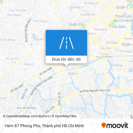 Bản đồ Hẻm 87 Phong Phú