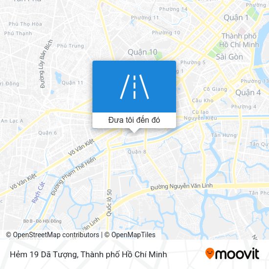 Bản đồ Hẻm 19 Dã Tượng