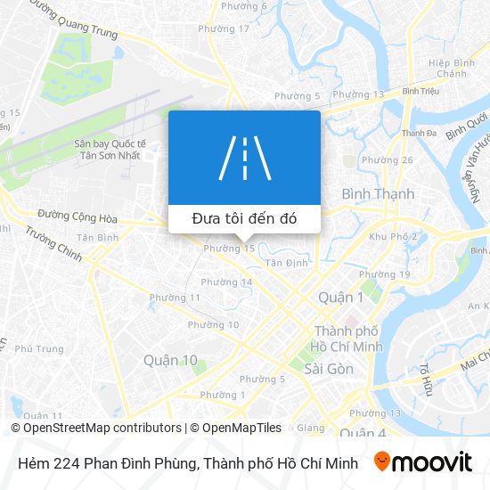 Bản đồ Hẻm 224 Phan Đình Phùng