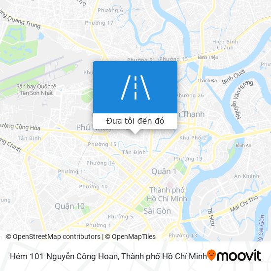 Bản đồ Hẻm 101 Nguyễn Công Hoan