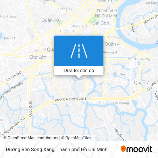 Bản đồ Đường Ven Sông Xáng