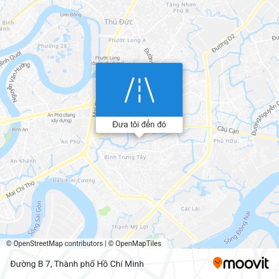 Bản đồ Đường B 7