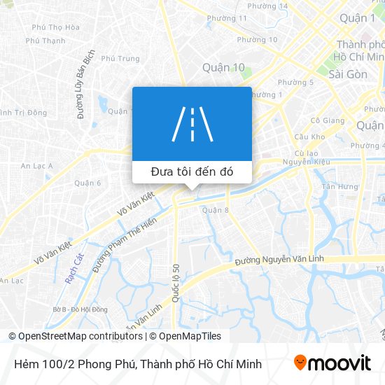 Bản đồ Hẻm 100/2 Phong Phú