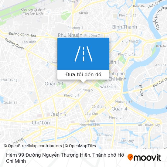 Bản đồ Hẻm 99 Đường Nguyễn Thượng Hiền