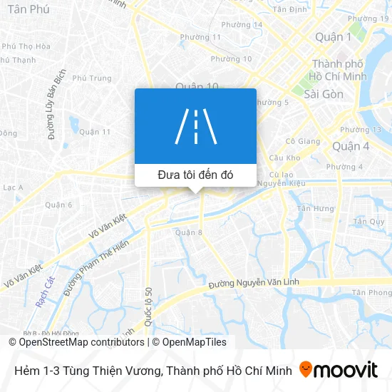 Bản đồ Hẻm 1-3 Tùng Thiện Vương