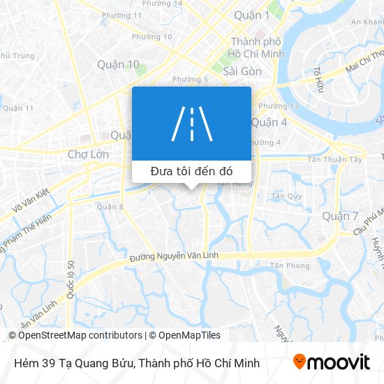 Bản đồ Hẻm 39 Tạ Quang Bửu