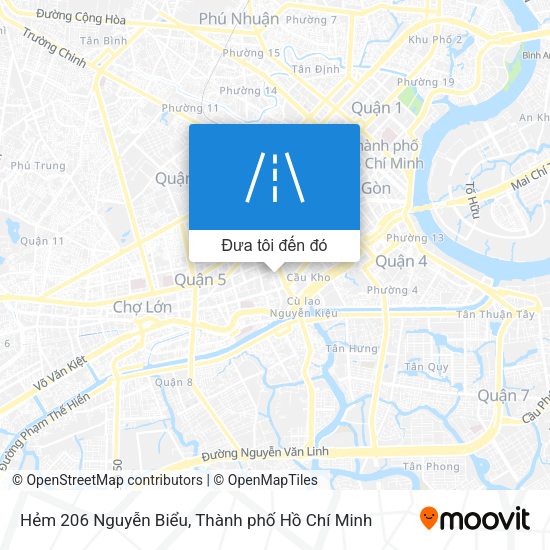 Bản đồ Hẻm 206 Nguyễn Biểu