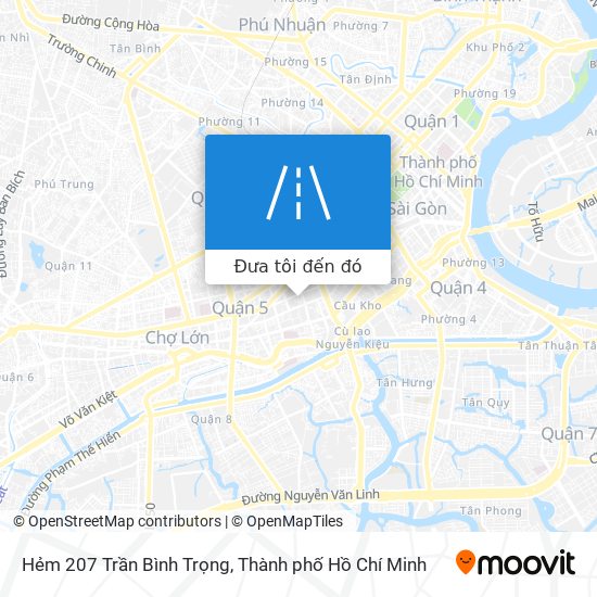 Bản đồ Hẻm 207 Trần Bình Trọng