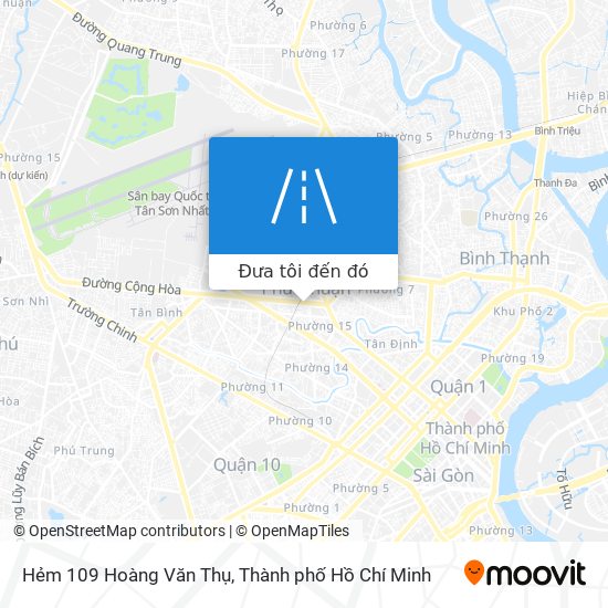 Bản đồ Hẻm 109 Hoàng Văn Thụ