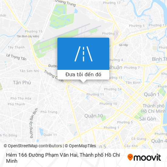 Bản đồ Hẻm 166 Đường Phạm Văn Hai