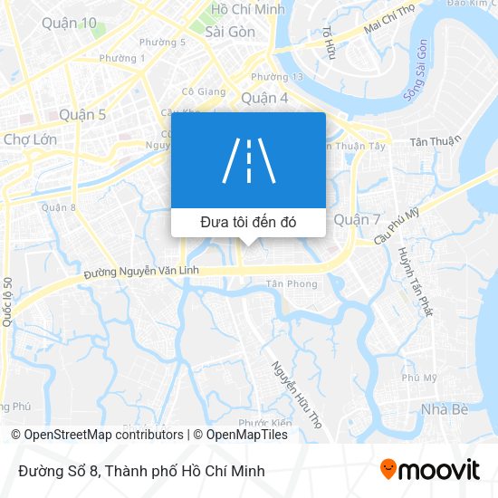 Bản đồ Đường Sổ 8