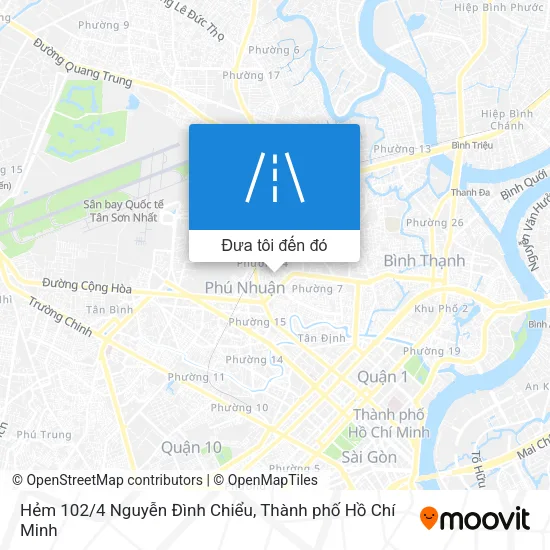 Bản đồ Hẻm 102/4 Nguyễn Đình Chiểu