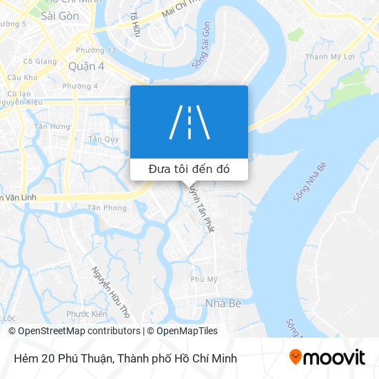 Bản đồ Hẻm 20 Phú Thuận