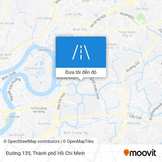 Bản đồ Đường 135