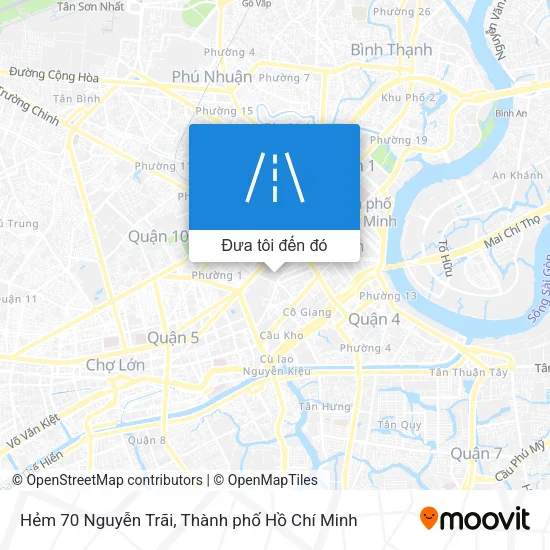 Bản đồ Hẻm 70 Nguyễn Trãi