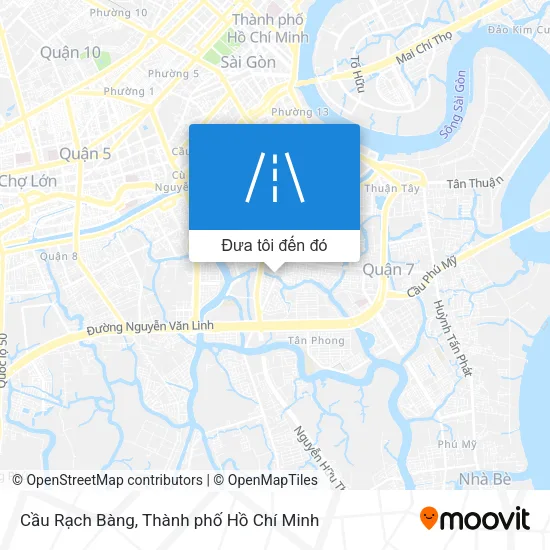 Bản đồ Cầu Rạch Bàng