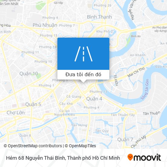 Bản đồ Hẻm 68 Nguyễn Thái Bình