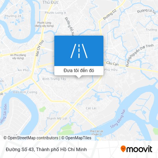 Bản đồ Đường Số 43