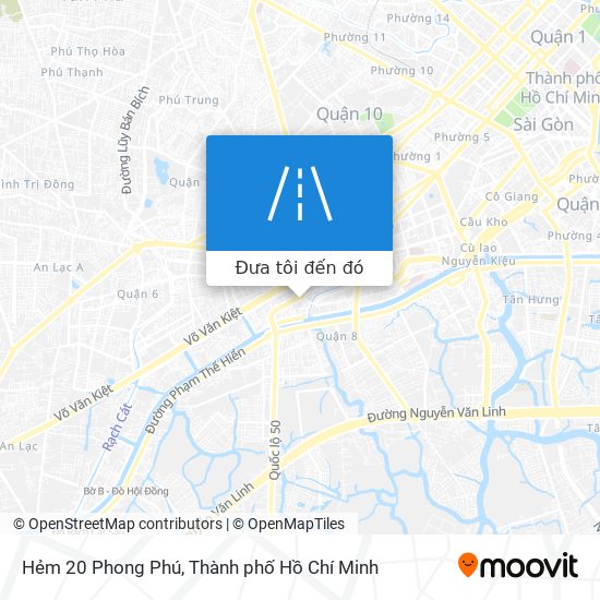 Bản đồ Hẻm 20 Phong Phú