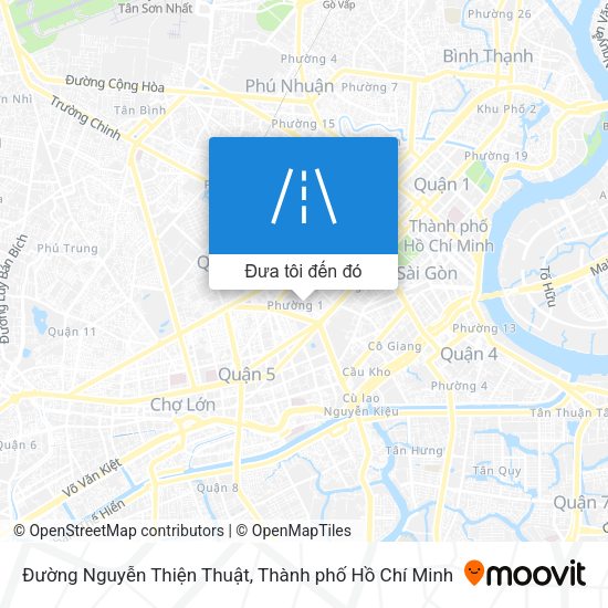 Bản đồ Đường Nguyễn Thiện Thuật