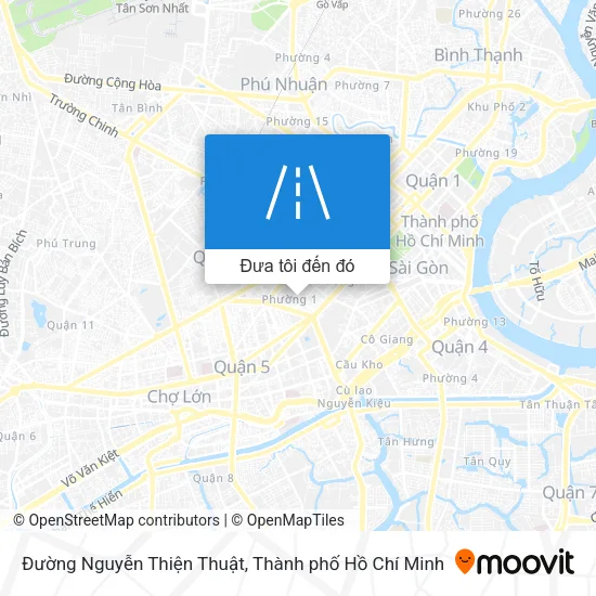 Bản đồ Đường Nguyễn Thiện Thuật