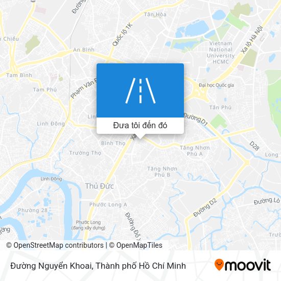 Bản đồ Đường Nguyển Khoai