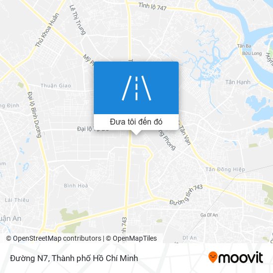 Bản đồ Đường N7