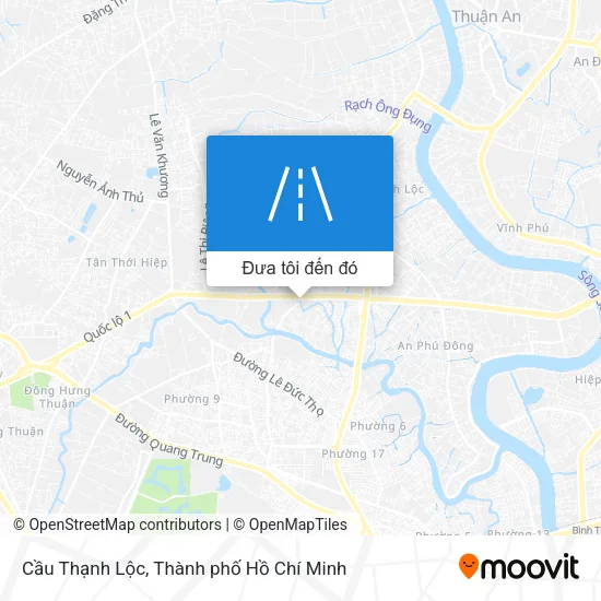 Bản đồ Cầu Thạnh Lộc