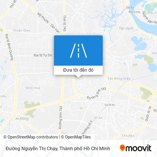 Bản đồ Đường Nguyễn Thị Chạy