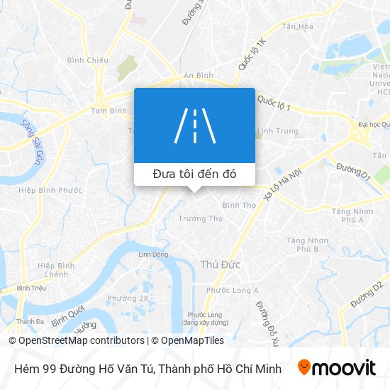 Bản đồ Hẻm 99 Đường Hố Văn Tú