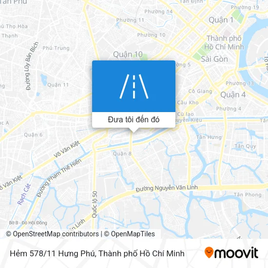 Bản đồ Hẻm 578/11 Hưng Phú