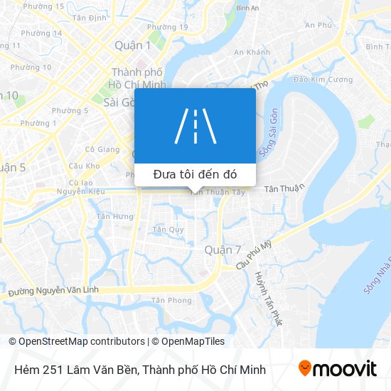 Bản đồ Hẻm 251 Lâm Văn Bền