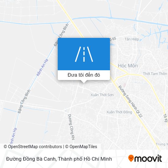 Bản đồ Đường Đồng Bà Canh