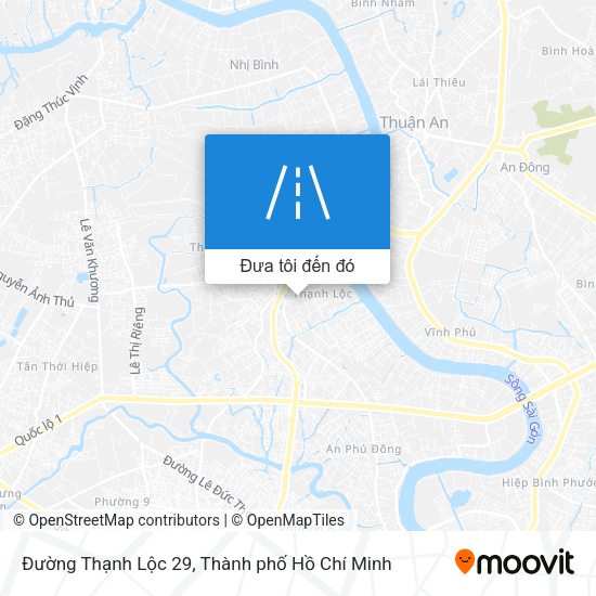Bản đồ Đường Thạnh Lộc 29