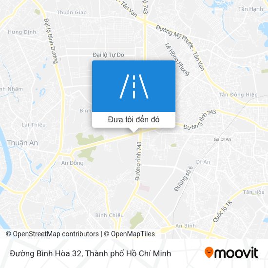Bản đồ Đường Bình Hòa 32