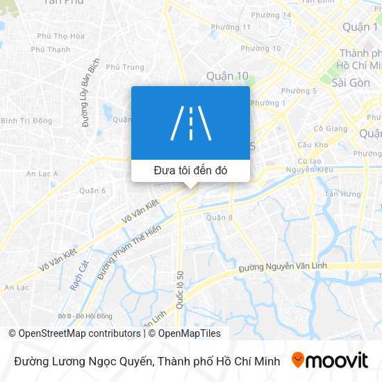 Bản đồ Đường Lương Ngọc Quyến