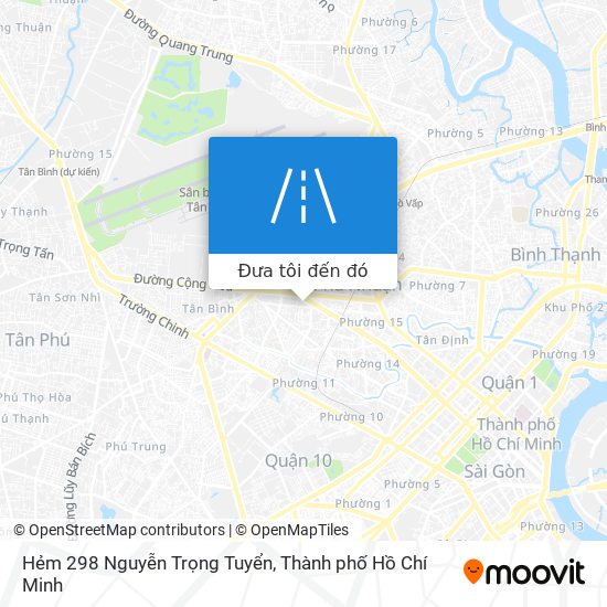 Bản đồ Hẻm 298 Nguyễn Trọng Tuyển
