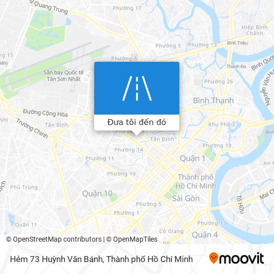 Bản đồ Hẻm 73 Huỳnh Văn Bánh