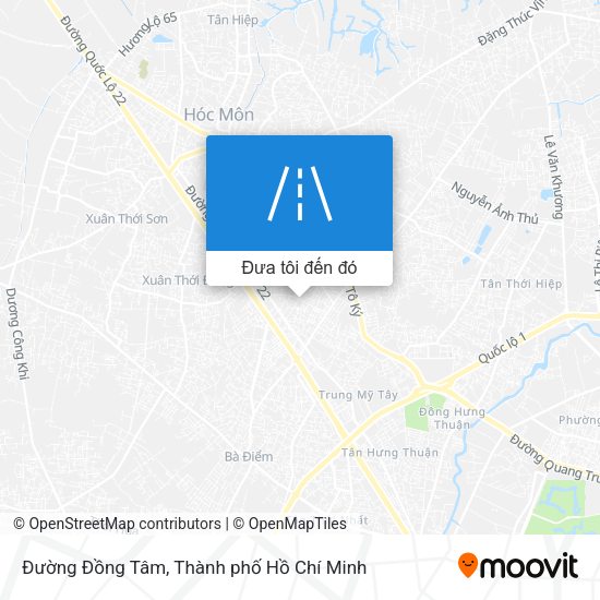 Bản đồ Đường Đồng Tâm