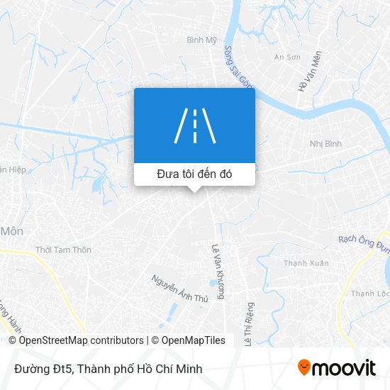 Bản đồ Đường Đt5