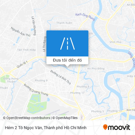 Bản đồ Hẻm 2 Tô Ngọc Vân