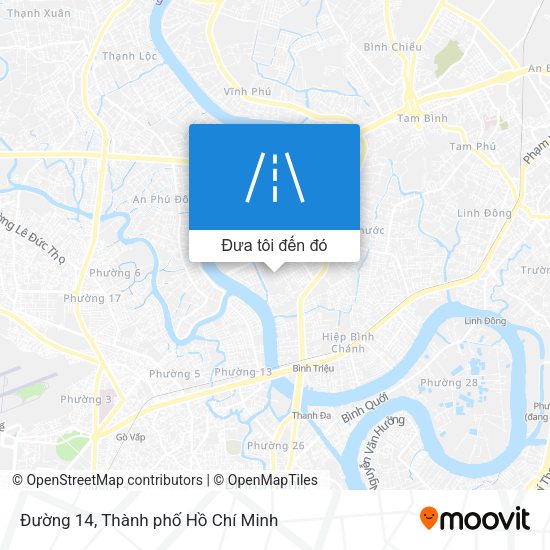 Bản đồ Đường 14