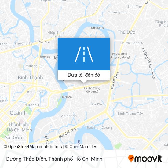 Bản đồ Đường Thảo Điền