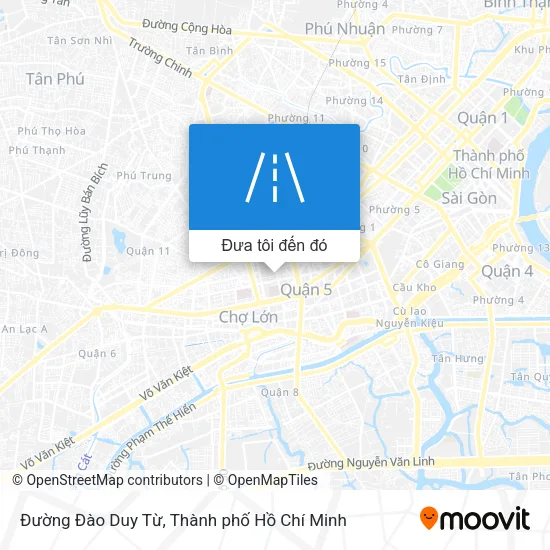 Bản đồ Đường Đào Duy Từ