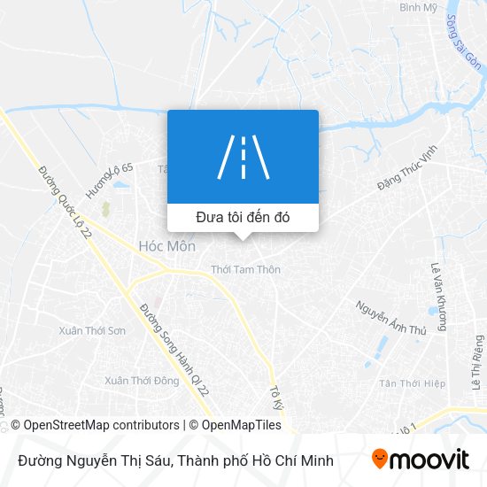 Bản đồ Đường Nguyễn Thị Sáu