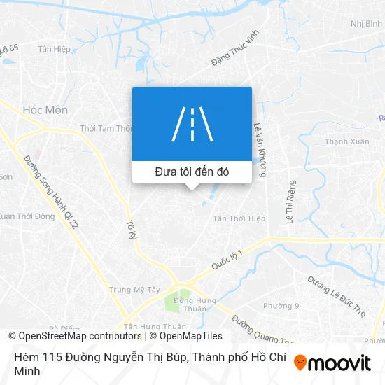 Bản đồ Hèm 115 Đường Nguyễn Thị Búp