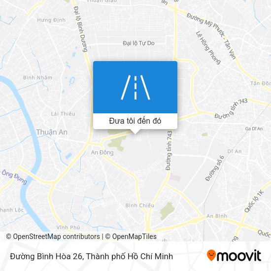 Bản đồ Đường Bình Hòa 26