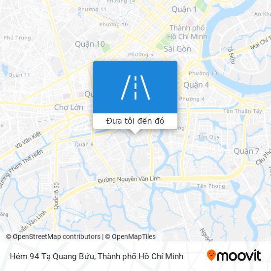 Bản đồ Hẻm 94 Tạ Quang Bửu